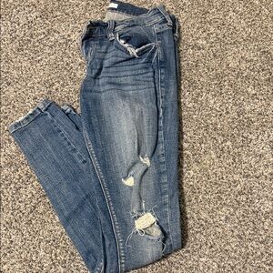 Daytrip Blue Ripped Skinny Jeans